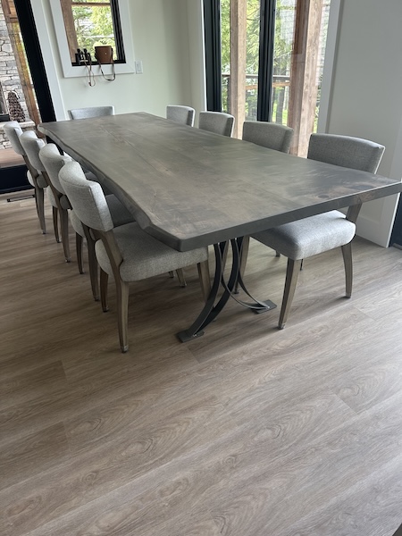 dining table with 9 chairs