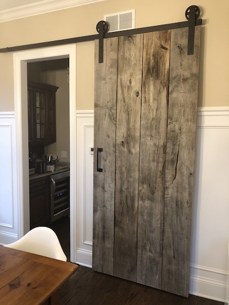 Sliding barn door