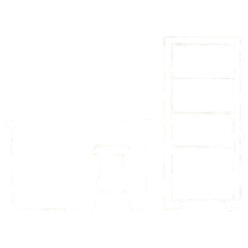 Bar & shelf outline icon