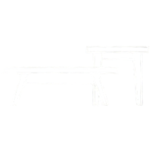 Coffee and side table outline icon